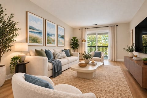 Floor plan for 1 bed, 1 bath, 680 sqft